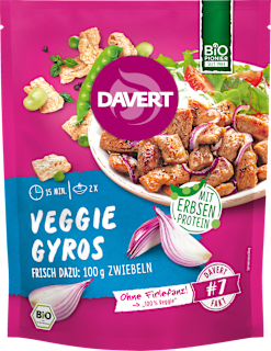 Davert Plat préparé Gyros végétarien aux protéines de pois (68 g)