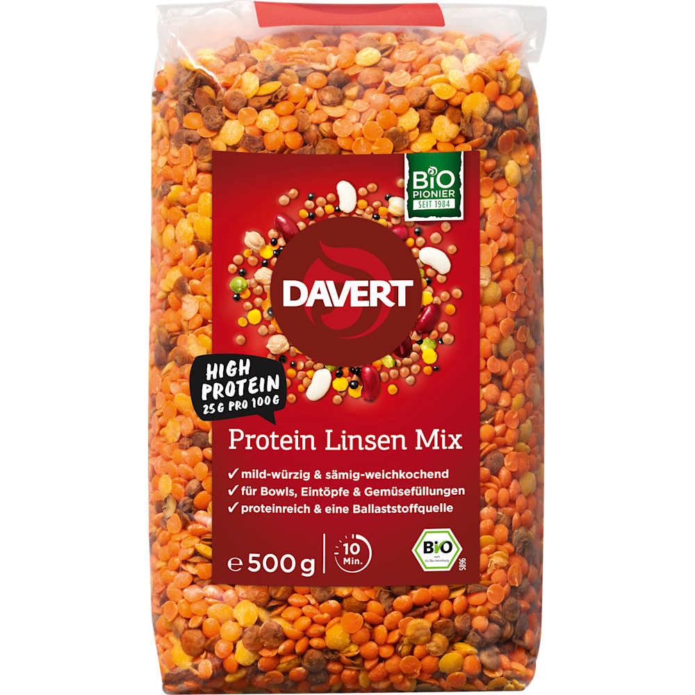 Davert Mélange de lentilles protéiné (500 g)