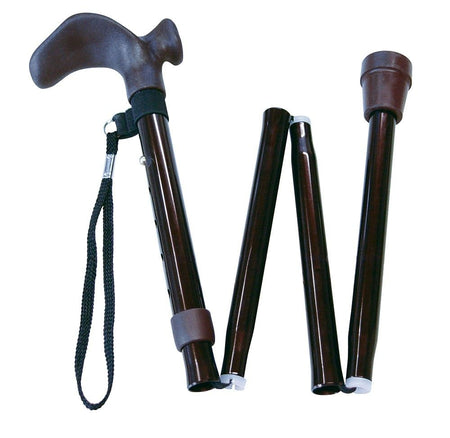 RUSSKA Canne pliable pour main droite, bronze (1 pièce)