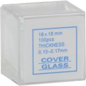 Dr. Junghans Medical GmbH Lamelles de verre 18x18 mm (100 pièces)