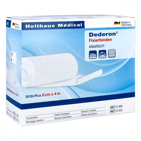 Dederon bandes de fixation 4 m x 6 cm (20 pièces)