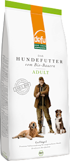 Defu Croquettes pour chien au poulet bio, adulte (12,5 kg)