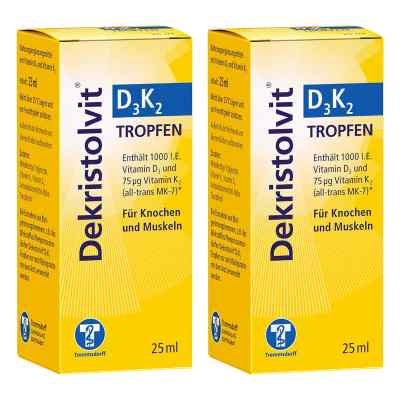 Dekristolvit D3k2 gouttes (2x25 ml)