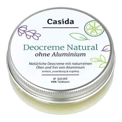 Casida crème déodorante sans aluminium naturelle (50 ml)