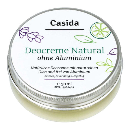 Casida crème déodorante sans aluminium naturelle (50 ml)