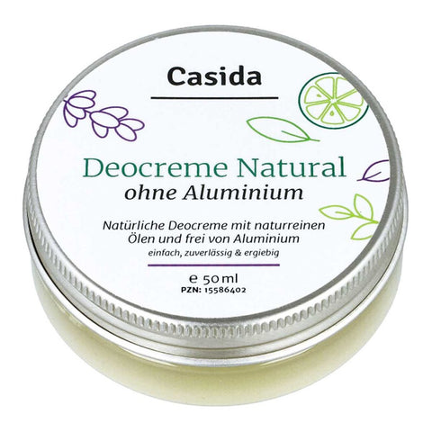 Casida natural aluminum-free deodorant cream (50 ml)