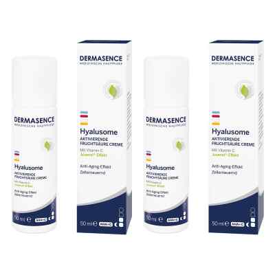 Dermasence Hyalusome crème à l'acide de fruits actif (2x50 ml)