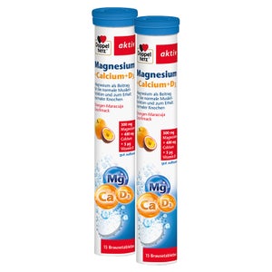 Doppelherz aktiv Magnésium + Calcium + D3 (2x15 comprimés)