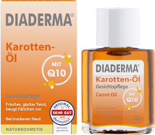 Diaderma huile pour le visage à l'huile de carotte avec Q10 (30 ml)