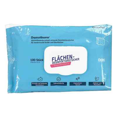 Domotherm lingettes désinfectantes pour surfaces (100 pièces)