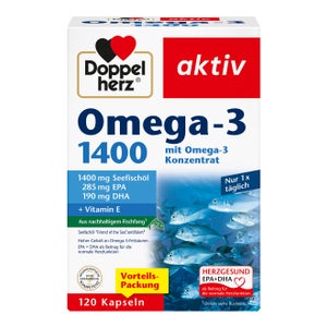 Doppelherz Omega-3 1,400 mg capsules (120 count)