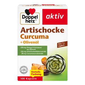 Doppelherz Artichaut Curcuma+huile d'olive gélules (100 pièces)