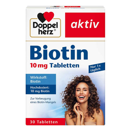 Doppelherz Biotine 10 mg comprimés (30 pièces)