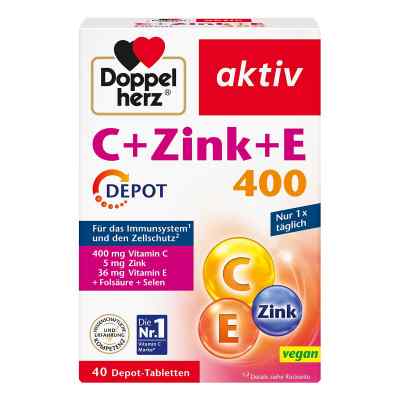 Doppelherz C + Zink + E Depot comprimés (40 pièces)