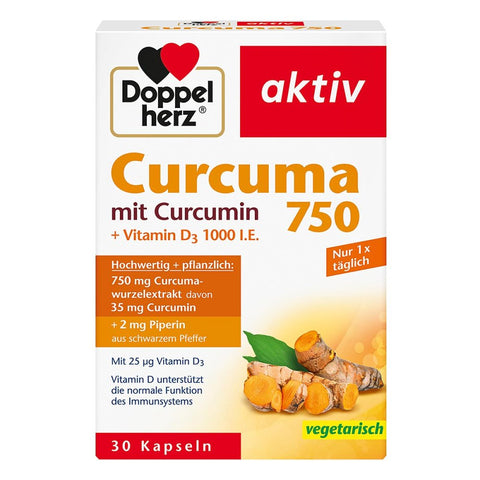 Doppelherz Turmeric 750 capsules (30 pieces)