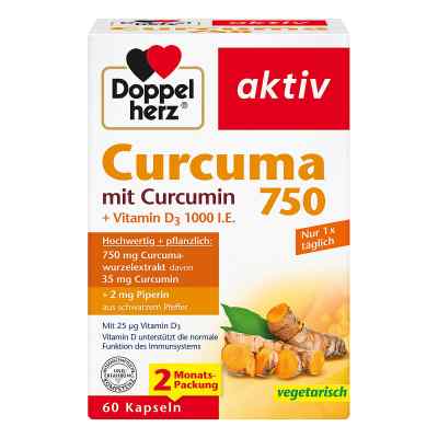 Doppelherz Curcuma 750 gélules (60 pièces)