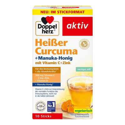 Doppelherz Granulés chauds curcuma + miel de manuka (10 pièces)