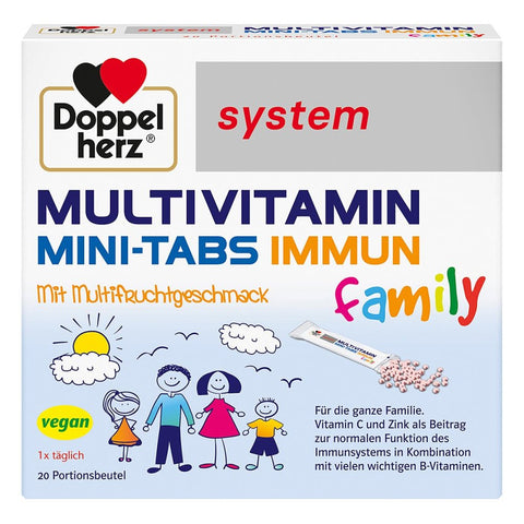 Doppelherz Multivitamin Mini-tabs family system (20 pièces)