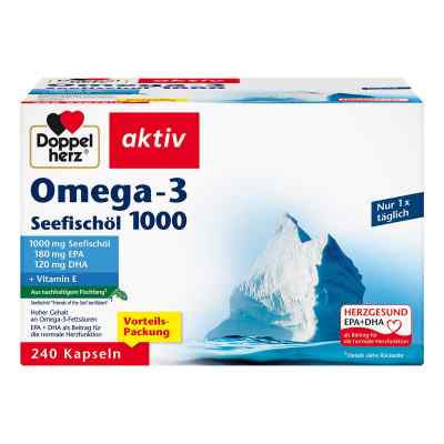 Doppelherz Omega-3 huile de poisson de mer 1000 gélules (240 pièces)