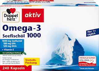 Doppelherz Omega-3 huile de poisson de mer 1000 gélules (240 pièces)