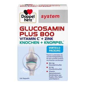 Doppelherz system Glucosamine Plus 800 avec glucosamine et chondroïtine (120 pièces)