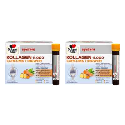 Doppelherz system Collagène 11.000 Curcuma + Gingembre (2x30x25 ml)