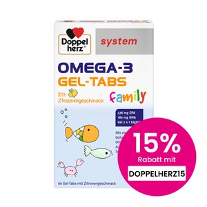 Doppelherz system Omega-3 family chewable tablets (60 pieces)