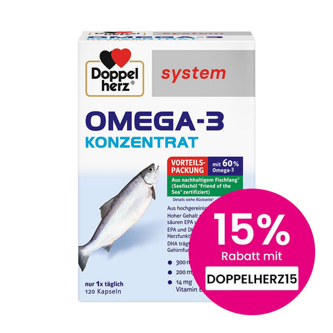 Doppelherz system Omega-3 concentrate (120 capsules)
