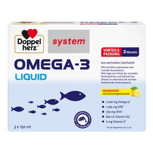 Doppelherz system Omega-3 liquide (3 x 150 ml)