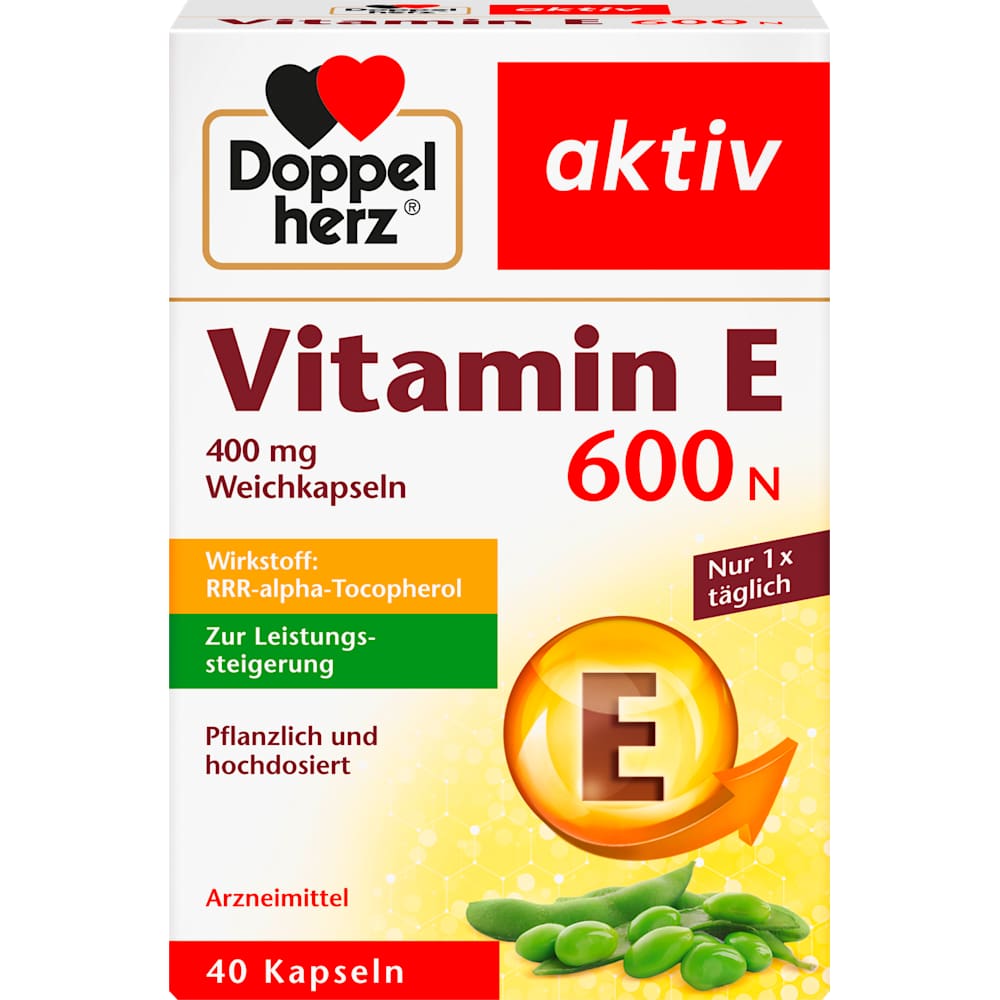 Doppelherz Vitamin E 600N gélules (40 pièces)