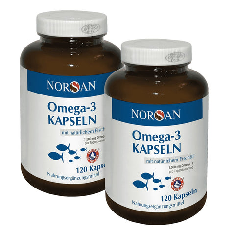 NORSAN Omega-3 capsules (2 x 120)