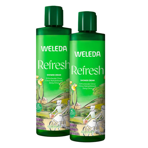 Weleda Refresh crème de douche Citrus (2 x 400 ml)