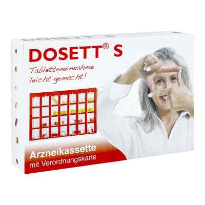 HORMOSAN Dosett S cassette à médicaments rouge (1 pièce)