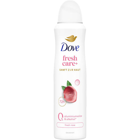 Dove spray déodorant fresh+care rose (150 ml)