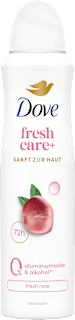 Dove spray déodorant fresh+care rose (150 ml)