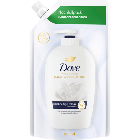 Dove savon liquide, lotion lavante pour les mains nourrissante, recharge 500 ml