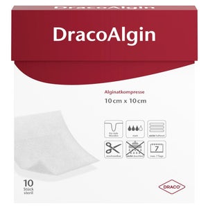 DracoAlgin alginate dressings 10 x 10 cm (10 pieces)