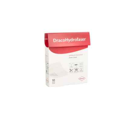 Dracohydrofaser 5x5 cm pansement en fibres gélifiantes (10 pièces)