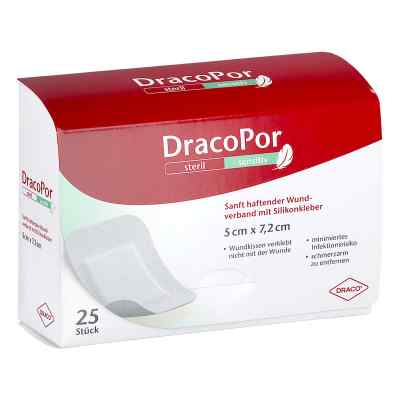 Dr. Ausbüttel Dracopor Sensitiv 5 x 7,2 cm stérile avec adhésif silicone (25 pièces)