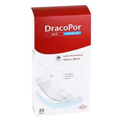 Dracopor pansement imperméable 10x20 cm stérile (20 pièces)
