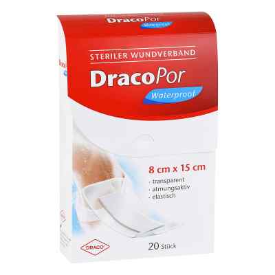 Dracopor pansement imperméable 8x15 cm stérile (20 pièces)