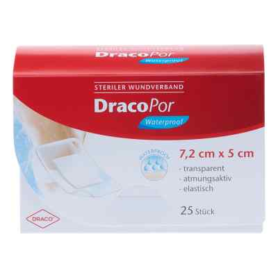 DracoPor Waterproof sterile dressing 5 x 7.2 cm (25 pieces)