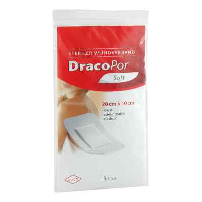 Dr. Ausbüttel Dracopor pansement pour plaies 10x20 cm stérile (5 pièces)