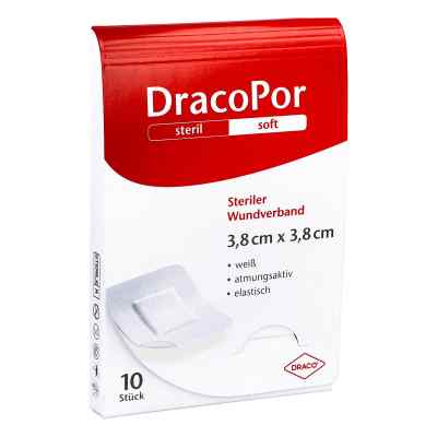 Dracopor Pansement 3,8x3,8 cm stérile (10 pièces)