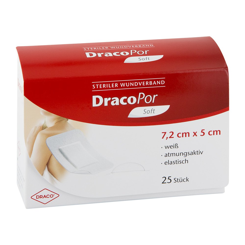 Dracopor Pansement 7,2x5cm stérile (25 pièces)