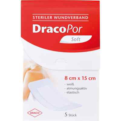 Dracopor pansement 8x15 cm stérile (5 pièces)
