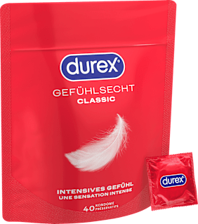 Durex Feel Thin Classic Condoms (40 count)