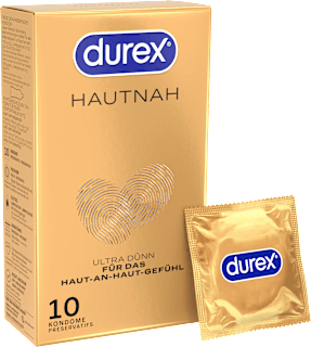 Durex Hautnah Classic préservatifs, largeur 56 mm, 10 pièces