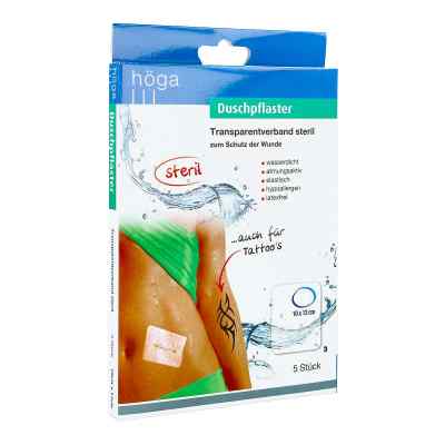 Höga-Pharm pansement de douche transparent stérile 10x12 cm (5 pièces)
