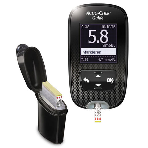ACCU-CHEK® Guide mmol/L + test strips + FastClix lancets (1 piece)